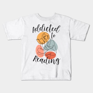 Addicted to Reading Kids T-Shirt